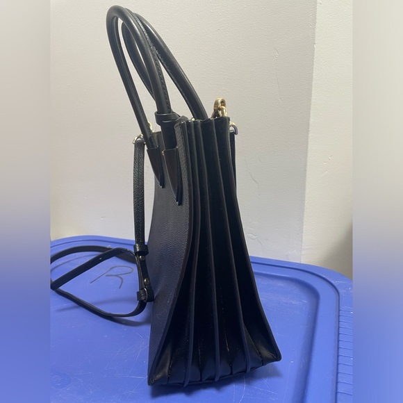 EUC Michael Kors Black Leather Mini Mercer Tote Clean - Picture 5 of 12